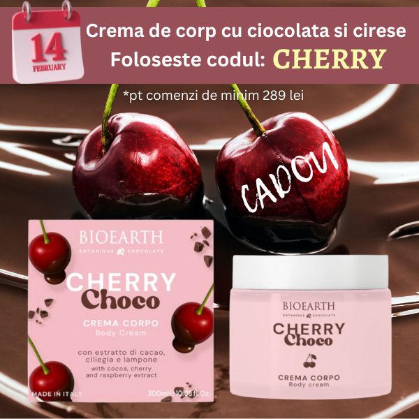  Crema de corp ciocolata si cirese Cadou